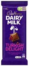 Cadbury - קדבורי טבלת שוקולד חלב בטעם רחת לוקום , 180G