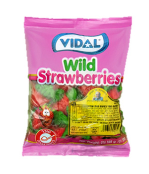 וידאל - גומי תות גדול 500g