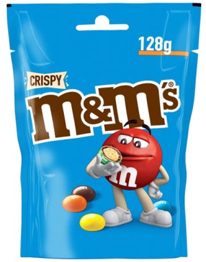 M&M’s אם אנד אמס עדשי שוקולד חלב קריספי 107 גרם