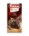 Torras - שוקולד מריר עם שביבי קפה ללא סוכר 75g