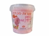 צמר גפן מתוק , שערות סבתא  בדלי - צבע ורוד - תות שדה 80g