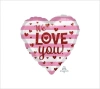 תוספת  למארז בלון אהבה I LOVE YOU גודל 19 אינצ' כולל ניפוח