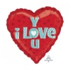 תוספת בלון אהבה I LOVE YOU גודל 19 אינצ' כולל ניפוח