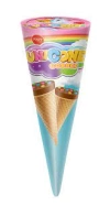 Unicone Cornet - מיני טילונים חד קרן , ופל קרם בטעם אגוזים וסוכריות דרז'ה בטעמי שוקולד חלב - 5 יח' , 125G