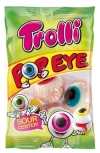 Trolli טרולי - סוכריות גומי בצורת עיניים ממולאות 75g    - 4 יחי'