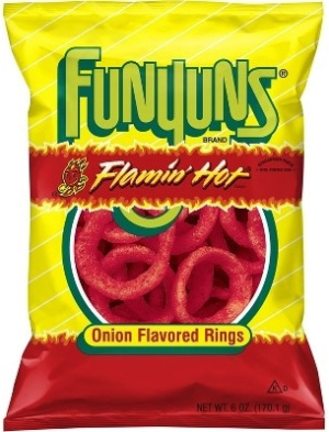 פוניונס פלמין' הוט טבעות בצל בטעם חריף אש 163 גרם