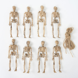 קישוטי פלסטיק - שלדים להלוואין