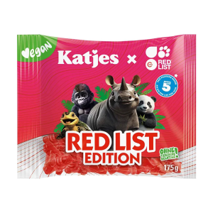 Katjes - קאטג'ס רד ליסט - גומי טבעוני בטעמי פירות 175 גרם