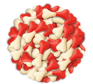 האלווין - גומי עצמות 1 ק