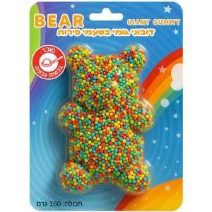 גומי ענק - דובי מצופה סוכריות 150g