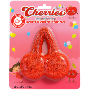 גומי ענק - דובדבן מצופה סוכריות 150g