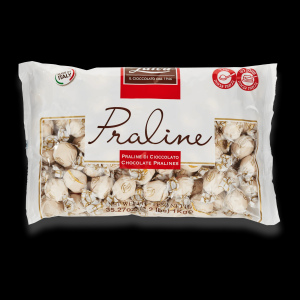 פרלינים שוקולד חלב במילוי קרם חלב ודגנים - 1 ק