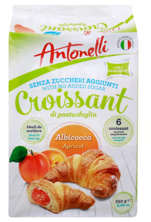 אנטונלי קרואסון במילוי משמש ללא סוכר 252 גרם