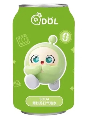 QDol – משקה מוגז בטעם ליים 330ml