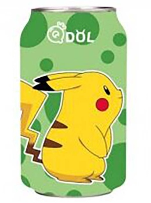 QDol – משקה מוגז פוקימון פיקאצ'ו בטעם תפוח ירוק 330ml