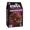 עוגיות קינג'ס רכות שוקו צ'יפס - מריר, חלב ולבן 160 גרם