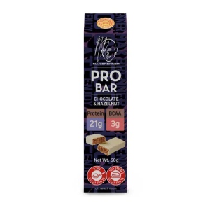Max Brenner – חטיף חלבון שוקולד ואגוזי לוז 60 גרם