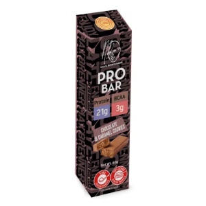 Max Brenner – חטיף חלבון שוקולד ועוגיות קרמל 60 גרם