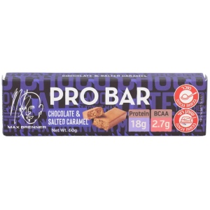 Max Brenner – חטיף חלבון שוקולד וקרמל מלוח 60 גרם