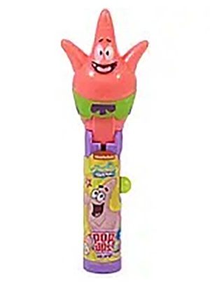 סוכריה על מקל בצורת בוב ספוג 15 גרם