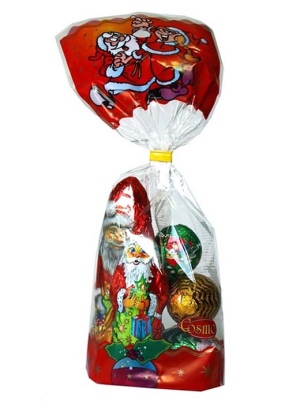 קוסמו - שקית דמויות שוקולד חלב לחג המולד 85 גרם