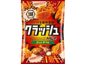 קראש צ'יפס חריף - חטיף תירס יפני בטעם צ'ילי חריף 40 גרם