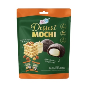 Weilong Love – מוצ'י בטעם אגוזי לוז עם מילוי שוקולד לבן 120 גרם