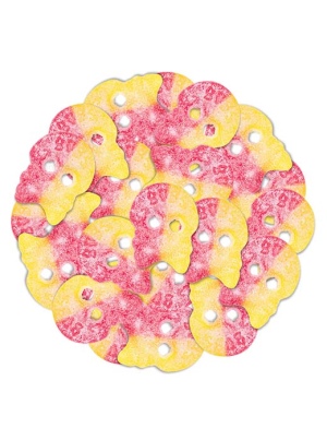 טרנד הגומי השוודי - באבס גולגולת פטל לימון סופר סאוור 200 גרם