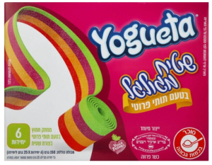 מארז יוגטה חמצוץ מגולגל בטעם פירות 6 יחידות