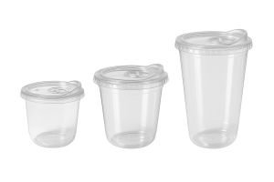 PET כוסות קפה קר - 300 מ