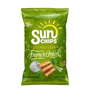 סאן צ'יפס בטעם בצל צרפתי מחיטה מלאה 184 גרם