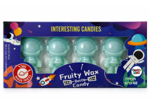 ממתק שעווה בצורת אסטרונאוט בטעם אוכמניות 48 גרם