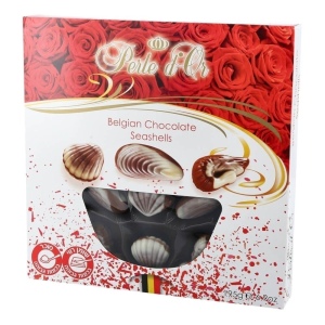 פרלו דאור צדפי שוקולדבמילוי קרם פרלין בלגי - 195 גרם