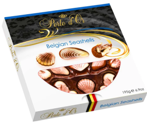 פרלו דאור צדפי שוקולדבמילוי קרם פרלין בלגי - 195 גרם