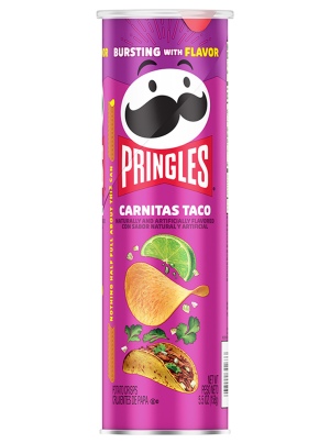 פרינגלס צ'יפס בטעם טאקו וליים 158 גרם