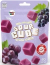 קוביות סוכריות גומי בטעם ענבים חמוץ