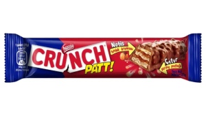 חטיף שוקולד קראנץ׳ עם קרם אגוזי לוז