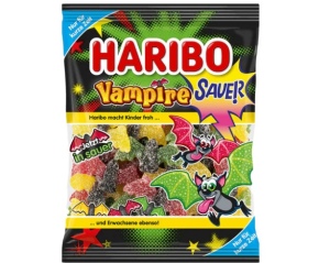 גומי האריבו ערפדים בטעמי פירות מצופה סוכר