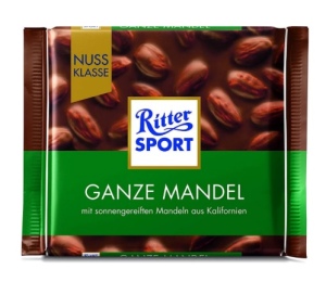 ריטר ספורט טבלת שוקולד שקדים שלמים