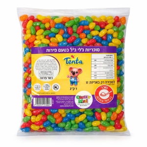 Tenta סוכריות ג'לי ג'יל בטעם פירות  - 1 ק