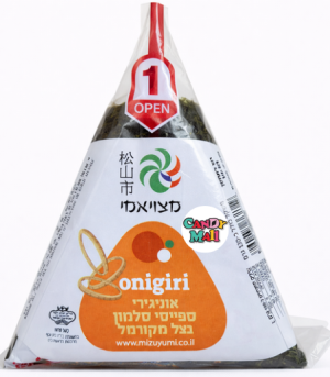 מצויאמי אוניגירי יפני ספייסי סלמון ובצל מקורמל 110 גרם