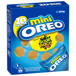 מיני אוראו בטעם סאוור פאצ' ליים - 10 אריזות