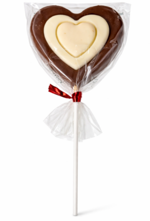 לקקן שוקולד חלב לב