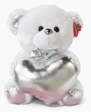 דובי לבן  מתנה ליום האהבה גודל L