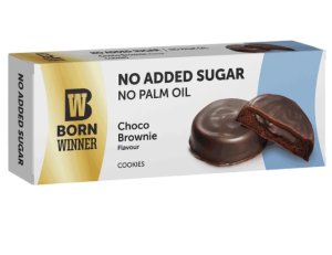 בורן ווינר עוגיות בטעם בראוניז שוקולד ללא תוספת סוכר