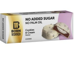 בורן ווינר עוגיות ללא תוספת סוכר בטעם קרם עוגיות