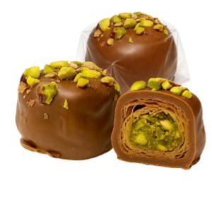 שוקוליק בקלאווה פיסטוק מצופה שוקולד חלב