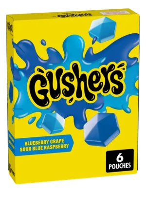 סוכריות גאשרס במילוי נוזלי אוכמניות ענבים ופטל כחול חמוץ