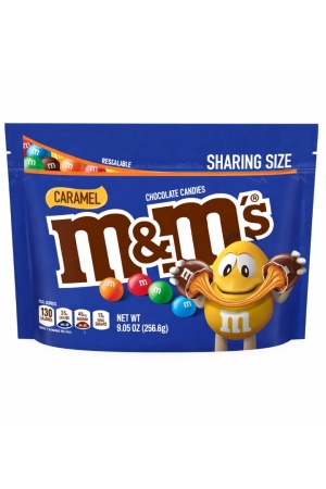 אם אנד אם שוקולד במילוי קרמל מארז משפחתי