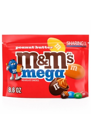 אם אנד אם שוקולד במילוי חמאת בוטנים מארז משפחתי